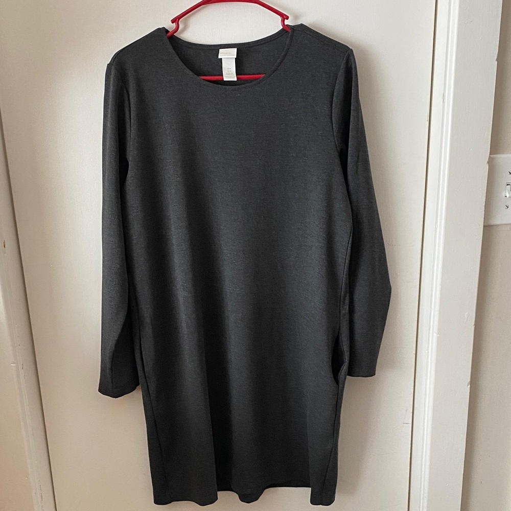 H&M Black Midi Dress